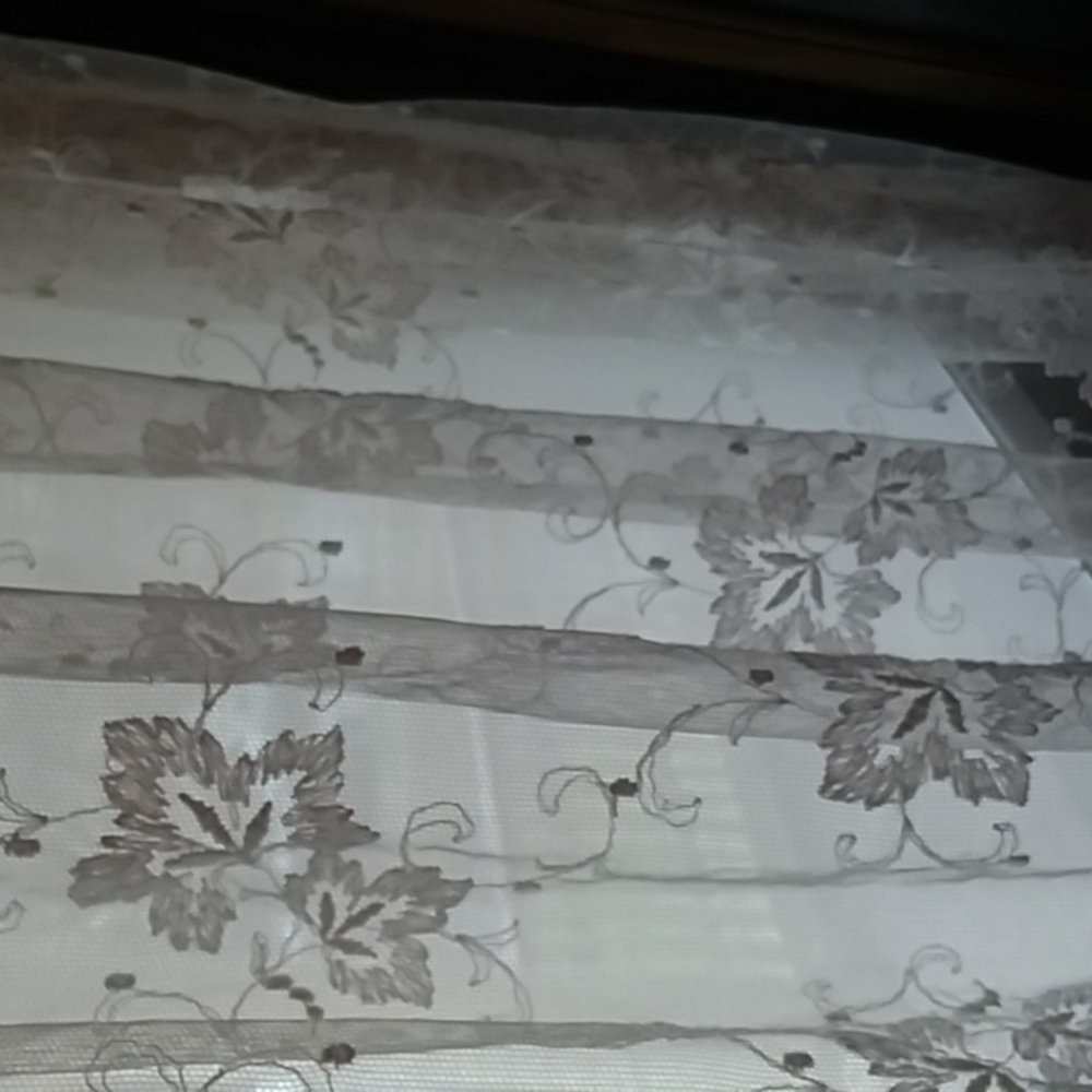 Gorgeous White Lace Netted Curtains
